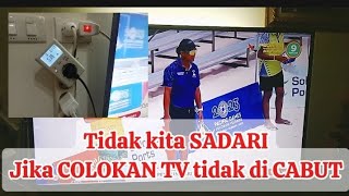 Apakah harus MENCABUT COLOKAN TV teknisijamet [upl. by Kimon270]