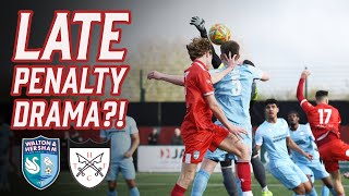 LATE PENALTY DRAMA WampH vs Hanwell Town  Full Highlights [upl. by Kaslik]