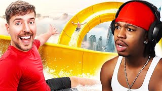 Reacting To MrBeast 1 vs 500000 Experiences [upl. by Haldis84]