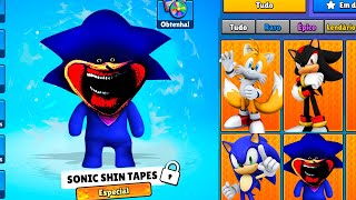 Como ganhar a skin do SHIN SONIC TAPES no Stumble Guys [upl. by Hgalehs892]