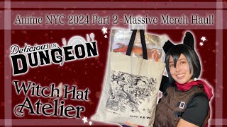 My Massive 900 Anime NYC Merch Haul 💰🎨  Anime NYC Part 2  Meeting My Favorite Artists And More [upl. by Bree688]