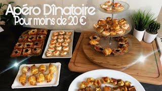 ✨ Apéro dinatoire facile et rapide pour MOINS de 20€  Buffet apéritifs [upl. by Mandy]