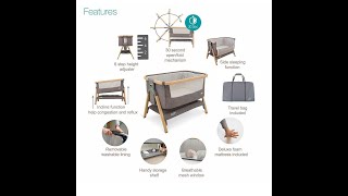 Tutti Bambini CoZee® Bedside Crib  มาตรฐานวัสดุของ CoZee® Bedside Crib เตียงวางข้างเตียงแม่ โคซี่ [upl. by Atile]