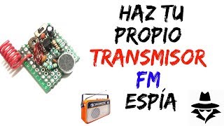 Haz tu propio Transmisor de FM Se escucha en cualquier Radio [upl. by Aihpledalihp]