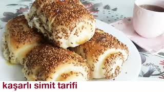 Simit tarifi Kaşarlı simit tarifi [upl. by Atisor]