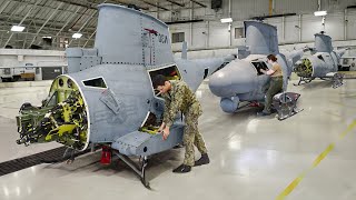 Inside US Advanced Factory Assembling Feared Helicopter Drone  MQ8 [upl. by Twedy596]