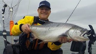 Astoria Salmon From a Kayak 72515 Part 2 [upl. by Evvy]