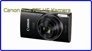 BEWERTUNG 2024 Canon Ixus 285 HS Kamera WESENTLICHE Einzelheiten [upl. by Lalita]