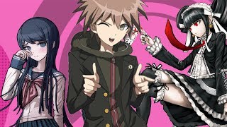 Danganronpa School Mode Endings  Sayaka Maizono and Celestia Ludenberg  x Naegi Freetime Events [upl. by Mildrid800]