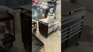 Harbor freight welding table and storage cabinet 2in1 hack [upl. by Publea]