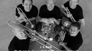 J S Bach  Contrapunctus 9  Die Kunst der Fugue BWV 1080  Canadian Brass [upl. by Jacobah698]