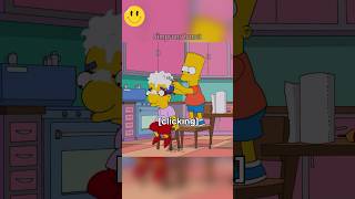 Bart shaves his hair  simpsons shorts homersimpson cartoon [upl. by Berga]