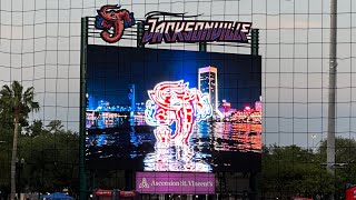 Jacksonville Jumbo Shrimp Baseball Fireworks [upl. by Kissner]