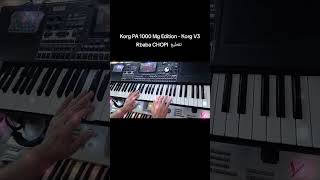 Korg PA 1000 Mg Edition  Korg V3 Rbaba CHOPI تقطيع [upl. by Schnorr991]