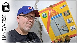 Using the SikaFix Injection Repair Kit to Fix a Crack in a Basement Wall  EP 039 [upl. by Walley348]