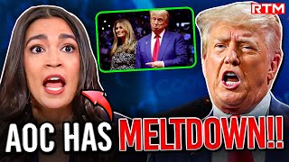 AOC BREAKS DOWN Over MASSIVE Trump Rally in New York City [upl. by Iruyas802]