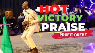 HOT VICTORY PRAISE🔥  THE DUNAMIS HDQTRS THE GLORY DOME ABUJA BY PROFIT OKEBE [upl. by Alyacim]