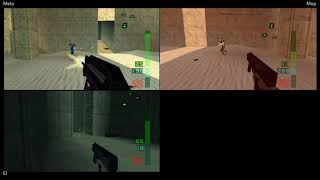 Perfect Dark N64  Multiplayer Matches 15 [upl. by Butterfield361]