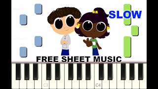 SLOW EASY piano tutorial quotWE CAN ALWAYS BE WITH YOUquot from Ian amp Sophie free sheet music pdf [upl. by Adela]