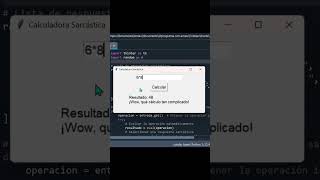 ¡Crea una Calculadora Sarcástica en Python que te Responderá con Actitud 😏🧮🐍 python programacion [upl. by Rame579]