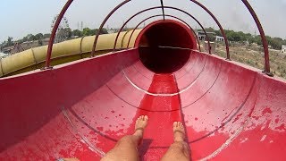 Tubular Water Slide at Splash Water World [upl. by Auqenwahs]