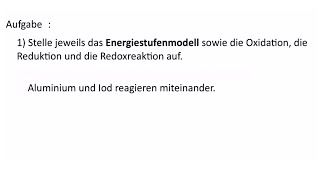 Chemie Redoxreaktionen und Energiestufenmodell [upl. by Messab]