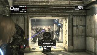 Gears of War 3  Insane Horde BloodDrive Wave 50 [upl. by Airdna370]