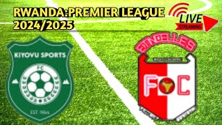 Kiyovu VS Etincelles  RWANDA PREMIER LEAGUE  ROUND 10  Live Streaming Match  20242025 [upl. by Jelle]