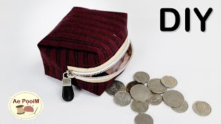 How to sew a coin purse bag easily and quickly [upl. by Gisser]