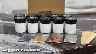 Leggari Stone Sample Kit Tutorial  Easy Way To Get A Real Stone Look  Try It For Yourself [upl. by Attenat]