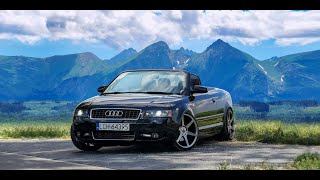 AUDI A4 B6 CABRIO 18T przelot  pops [upl. by Koziarz312]