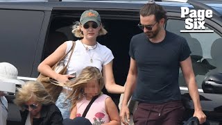 Gigi Hadid seen spending quality time w Bradley Cooper’s daughter Lea for 1st time on family trip [upl. by Rumit466]