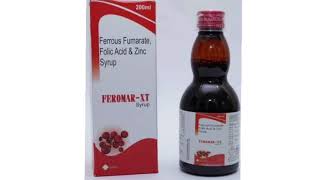 FEROMAR XT Syrup Ferrous Fumarate Folic Acid amp Zinc Syrup [upl. by Velma647]