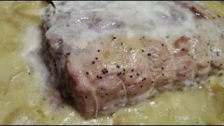 Recette facile  Rôti de porc à la moutarde au four [upl. by Ennovehs]