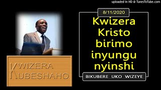 KWIZERA KRISTO BIRIMO INYUNGU NYINSHI Bikubere uko wizeye  Pastor UWAMBAJE Emmanuel  8112020 [upl. by Ytnom]