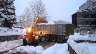 Schnee Räumung auf der Schwäbischen Alb [upl. by Ferwerda]