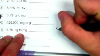 Shortcut for Metric Unit Conversion [upl. by Anitsej]