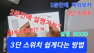 2분동안 따라만 하면 고수된다 3단스위치 연결법 전기 아주 쉽네 [upl. by Aikemaj]