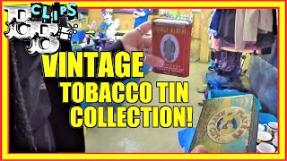 THIS SALE HAD A BUNCH OF OLD COLLECTIBLE TOBACCO TINS 😮😮😮 [upl. by Enar]