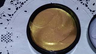 DOES IT WORK 24K Gold Collagen Under Eye Mask  Review and Demo Skincare Treatment AntiAging [upl. by Aneelak]