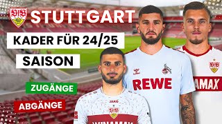 ⚪🔴 Stuttgart Kader 202425 So sieht der Kader der Zukunft aus 🔥 transfers rebuild vfbstuttgart [upl. by Scarito]