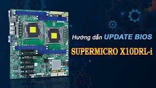 Update Bios Mainboard SuperMicro X10DRLi [upl. by Tamer590]