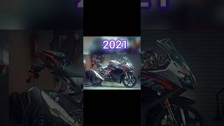 Evolution of Apache RTR bike all model 🏍️20062024 evolution shorts apachefactforyou trending [upl. by Etessil]