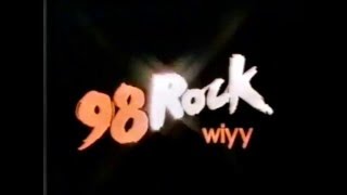 98 Rock WIYY radio Baltimore ad from 1981 [upl. by Oringa163]