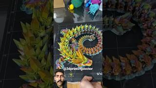 3D printed crystal dragon satisfying oddlysatisfying slime fidgettoys relaxing wood [upl. by Staw]