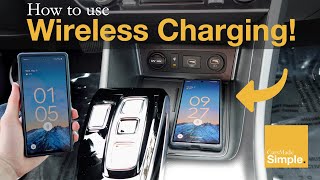 How To Use 2022 Hyundai Wireless Charging Pad  Fast Wireless Charging [upl. by Wesle]