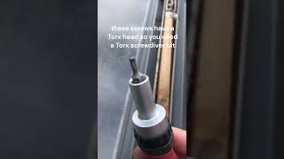 tightening velux window screws to stop rainwater infiltrating the frame [upl. by Enela541]