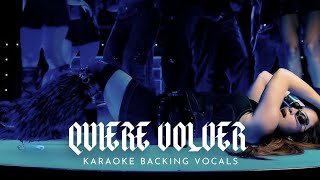 Kim Loaiza  QUIERE VOLVER Karaoke With Backing Vocals [upl. by Eilyr808]