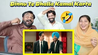 Binnu Dhillon as Goldy Advocate  Carry on Jatta 2 Comedy Scenes  Pakistani Reaction [upl. by Kiel]