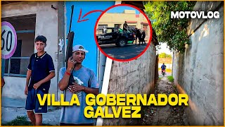 EN EL BAJO MUNDO DE VILLA GOBERNADOR GÁLVEZ  MotoVlog [upl. by Elhsa367]